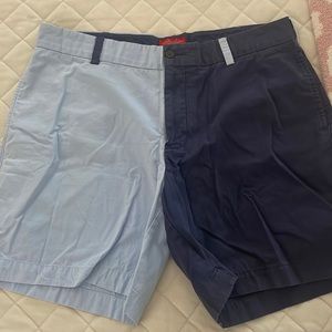 Mens size 36 southern proper shorts - two toned blue